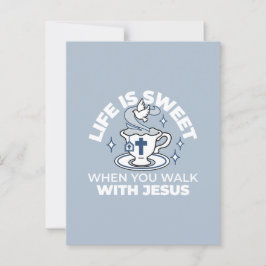 Treatment of the Faithful Living Art - Teacup with Postkarte