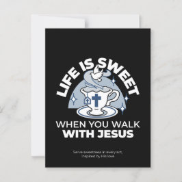 Treatment of the Faithful Living Art - Teacup with Postkarte