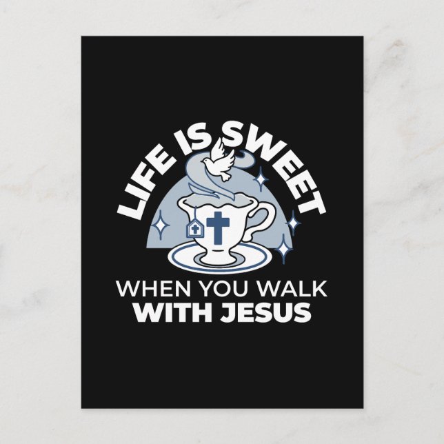 Treatment of the Faithful Living Art - Teacup with Postkarte (Vorderseite)