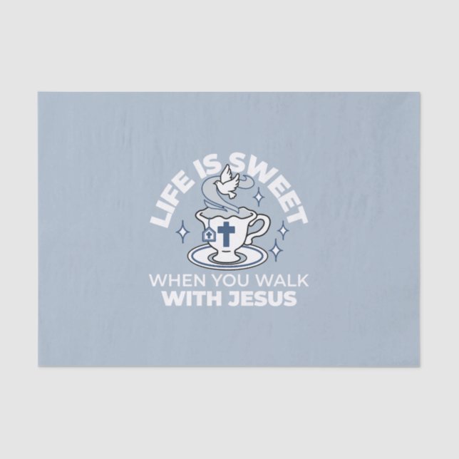 Treatment of the Faithful Living Art - Teacup with Seidenpapier (Vorderseite)