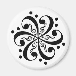 Treble Bass Swirl Magnet