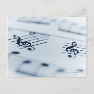 Treble Clef 2 Postkarte