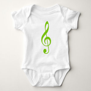 Treble Clef Baby Strampler