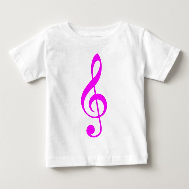 Treble Clef Baby T-shirt (Vorderseite)