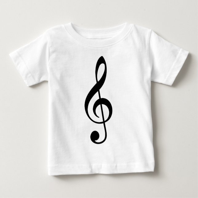 Treble Clef Baby T-shirt (Vorderseite)