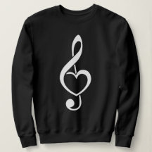 Treble Clef Heart Musiknote