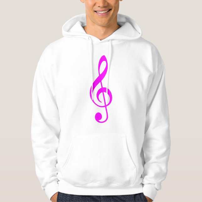 Treble Clef Hoodie (Vorderseite)
