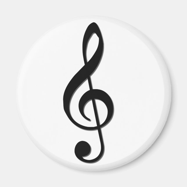 Treble Clef Magnet (Vorne)