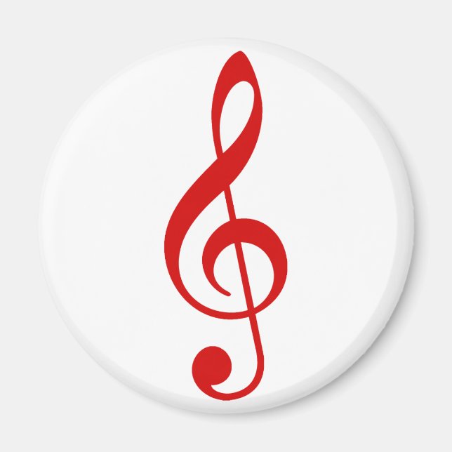 Treble Clef Magnet (Vorne)