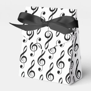 Treble Clef Musical Favor Box Geschenkschachtel
