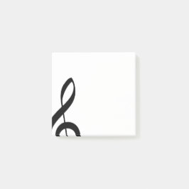 Treble Clef Musical Post-It Notes Post-it Klebezettel