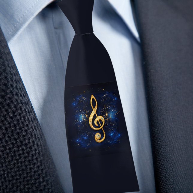 Treble Clef Necktie Krawatte (Von Creator hochgeladen)