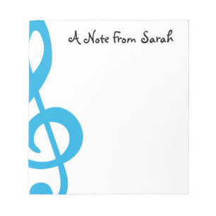 Treble Clef Notizblock