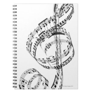 Treble Clef Notizblock