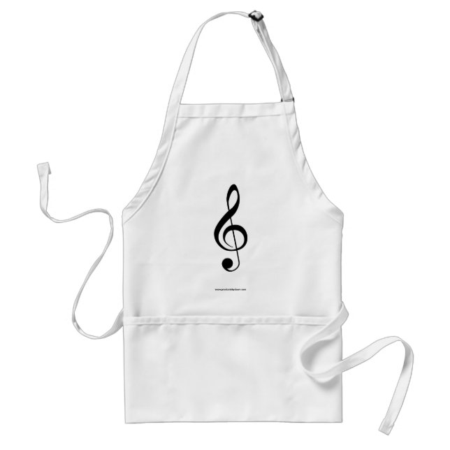 Treble Clef Schürze (Vorne)