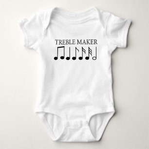 Treble Maker Funny Music Baby Strampler