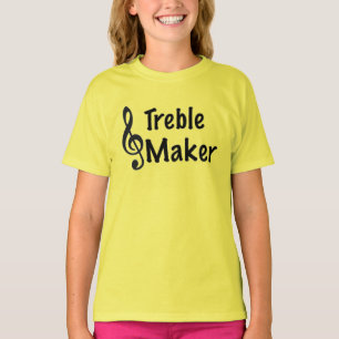 Treble Maker Music Spaß Treble Clef T-Shirt