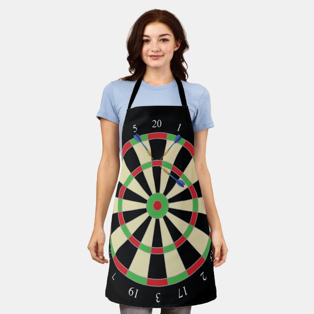 Treble Top 180 Dartsspieler Schürze (Getragen)