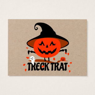 Treck Trat Pumpkin Lächeln