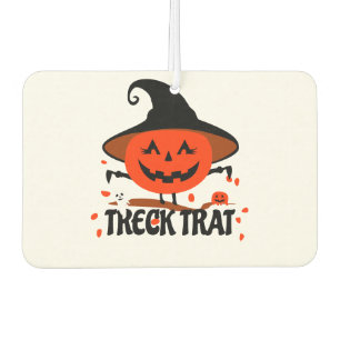 Treck Trat Pumpkin Lächeln Autolufterfrischer