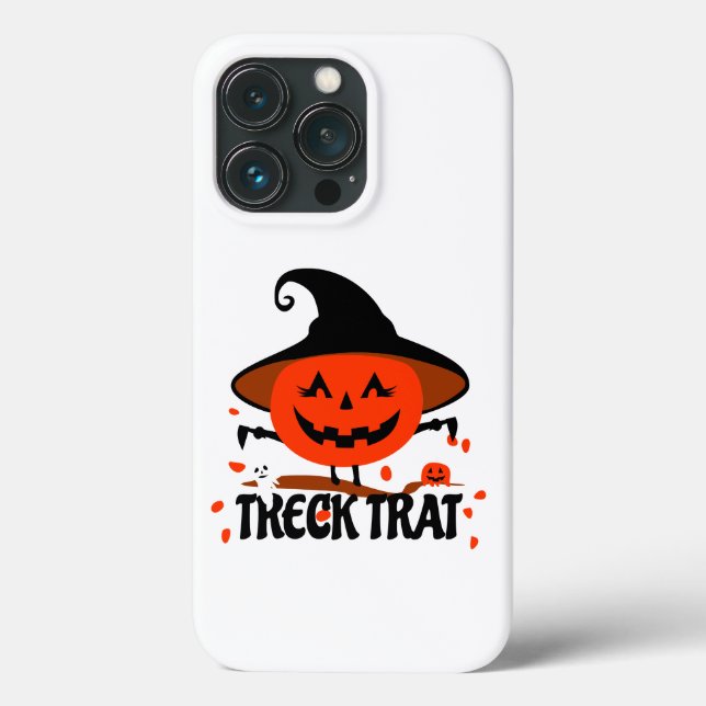 Treck Trat Pumpkin Lächeln Case-Mate iPhone Hülle (Rückseite)
