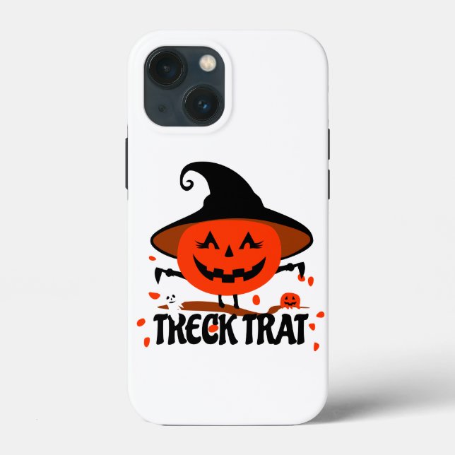 Treck Trat Pumpkin Lächeln Case-Mate iPhone Hülle (Rückseite)