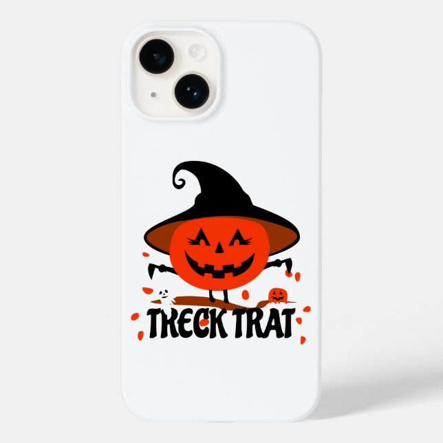 Treck Trat Pumpkin Lächeln Case-Mate iPhone Hülle (Rückseite)