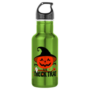 Treck Trat Pumpkin Lächeln Edelstahlflasche