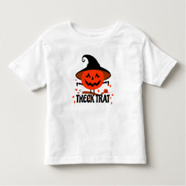 Treck Trat Pumpkin Lächeln Kleinkind T-shirt