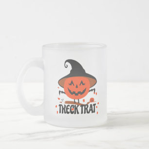 Treck Trat Pumpkin Lächeln Mattglastasse