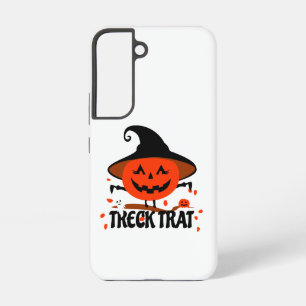 Treck Trat Pumpkin Lächeln Samsung Galaxy Hülle
