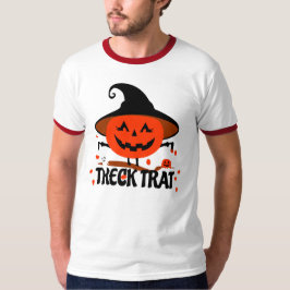 Treck Trat Pumpkin Lächeln T-Shirt
