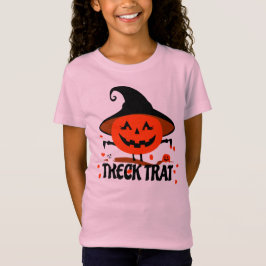 Treck Trat Pumpkin Lächeln T-Shirt