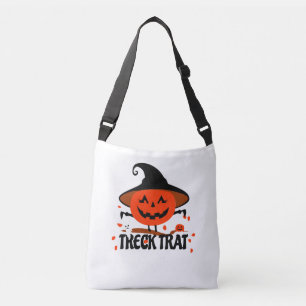 Treck Trat Pumpkin Lächeln Tragetaschen Mit Langen Trägern