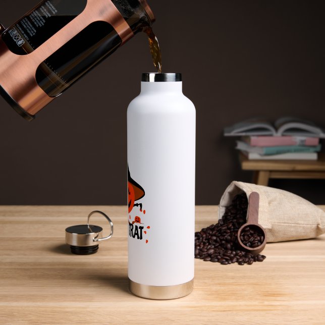 Treck Trat Pumpkin Lächeln Trinkflasche (Kaffee)