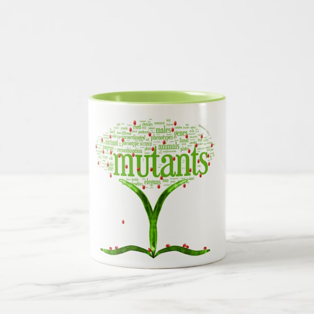 tree2b zweifarbige tasse (Mittel)