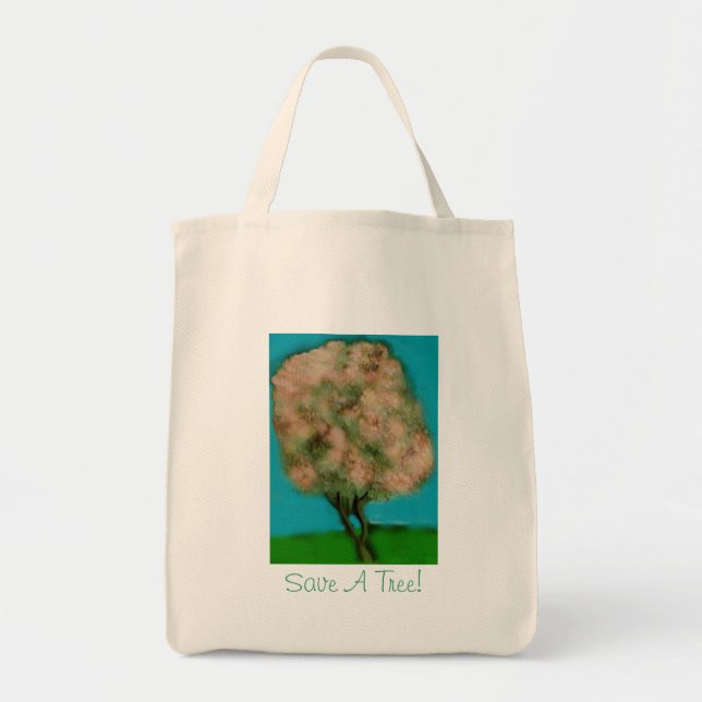 Tree Art Tote Bag Tragetasche (Vorne)