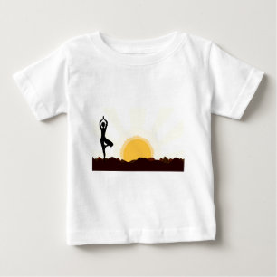 Tree Asana Baby T-shirt