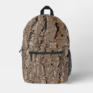 Tree Bark Bedruckter Rucksack