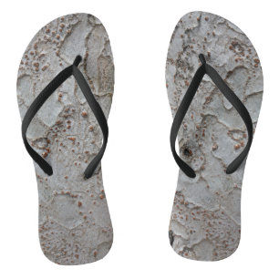 Tree Bark Foto Erde Tone Rustikale Natur Flip Flops
