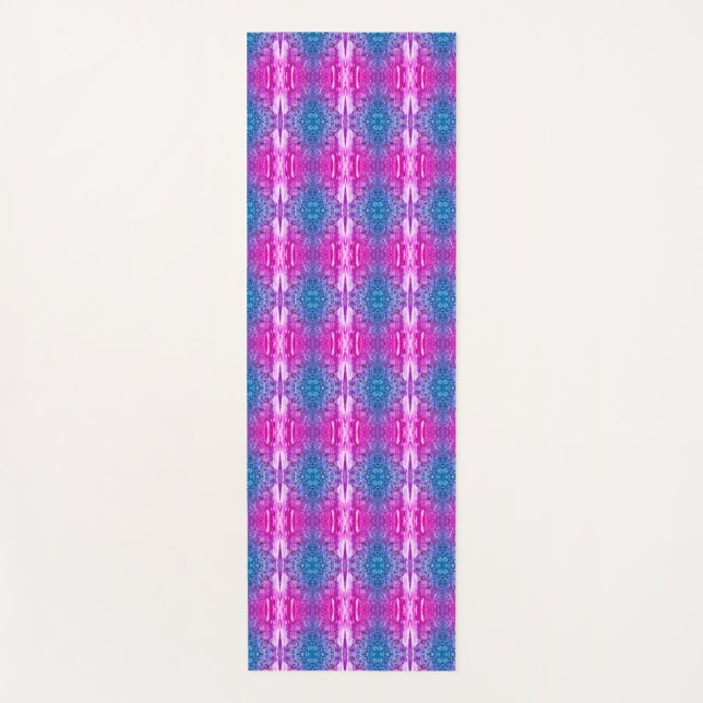 Tree Bark Ikat Miami Yogamatte (Vorderseite)