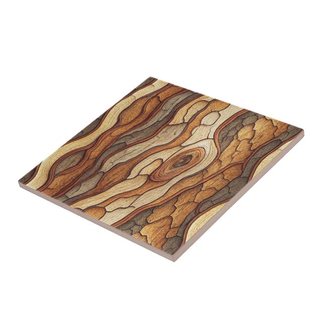 Tree Bark Keramik Tile Fliese (Seite)