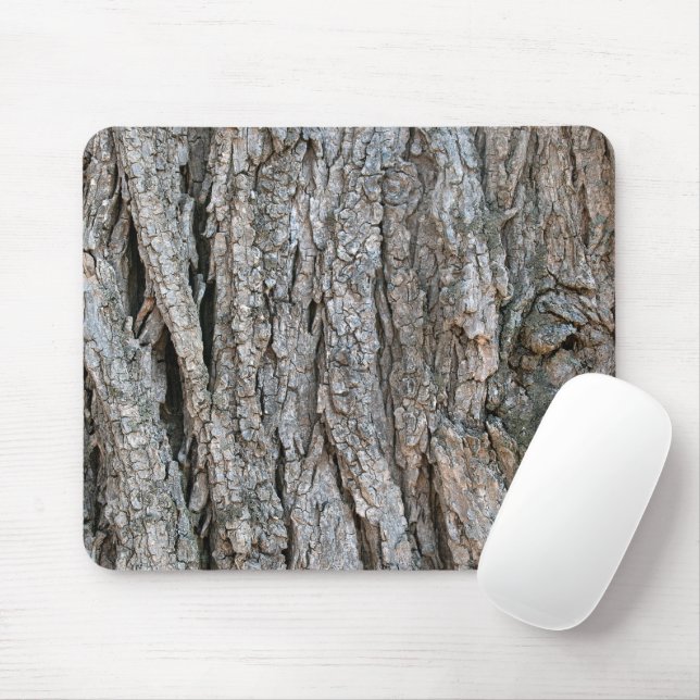 Tree Bark Texture Mousepad (Mit Mouse)