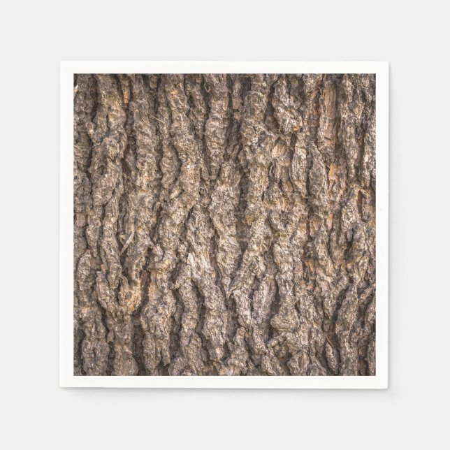 Tree Bark Texture Serviette (Vorderseite)