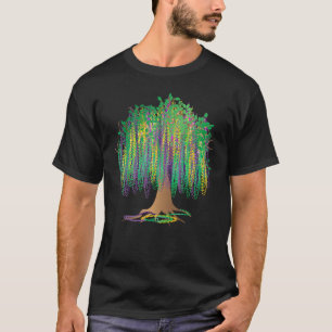 Tree Beads New Orleans 2022 Watercolor T-Shirt