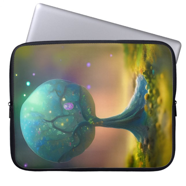 Tree Birth AI Art Laptopschutzhülle (Vorderseite)