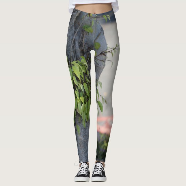 Tree-Blätter Mode-Legging Design Leggings (Vorderseite)