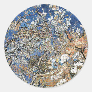 TREE BLOSSOM RUNDER AUFKLEBER