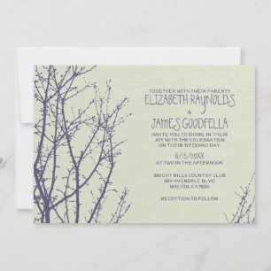 Tree Branches Hochzeitseinladungen Einladung