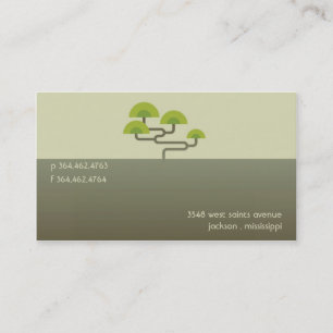 Tree Business Card Visitenkarte